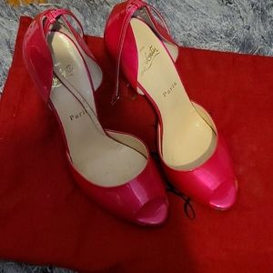 Christian Louboutin Claudia 120 Metal Patent Calf